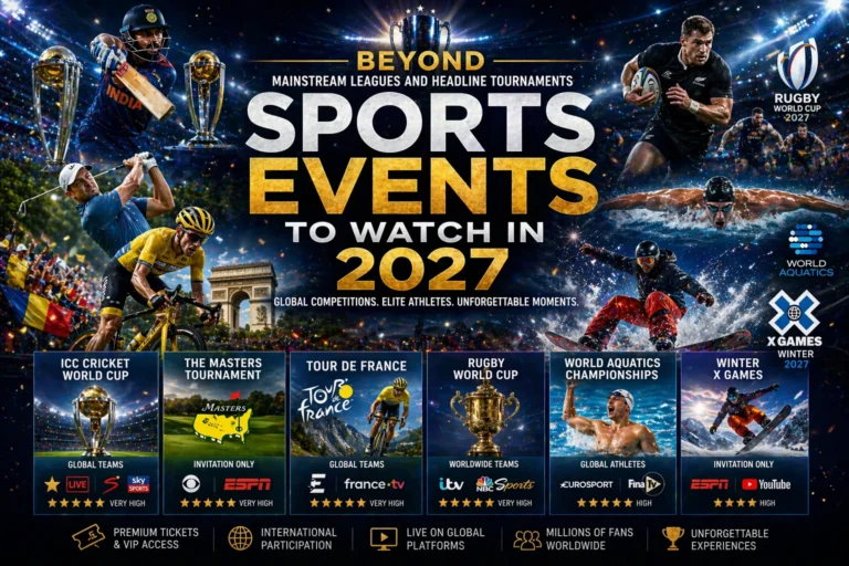 Sports events to watch in 2027