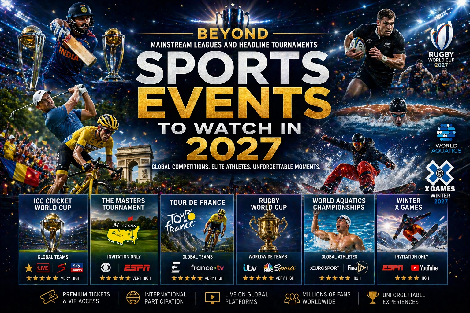 Sports events to watch in 2027