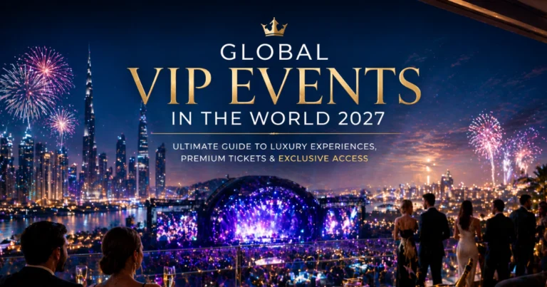 Global VIP Events in the World 2027