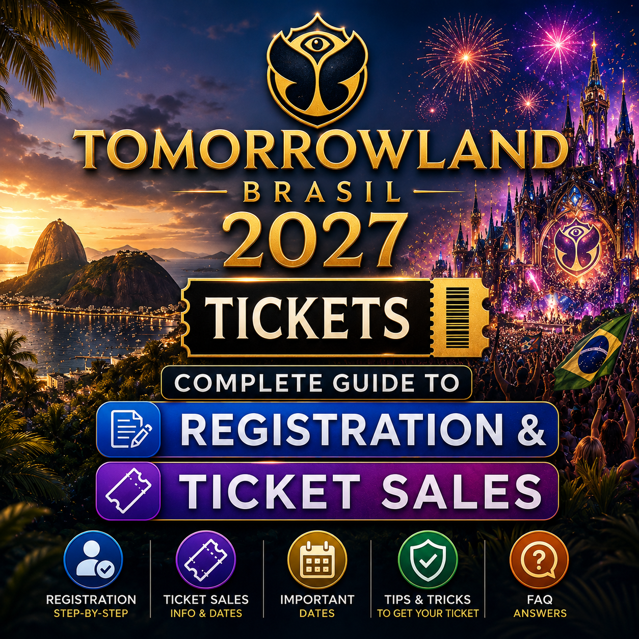 Tomorrowland Brasil 2027 Tickets: Complete Guide to Registration & Ticket Sales