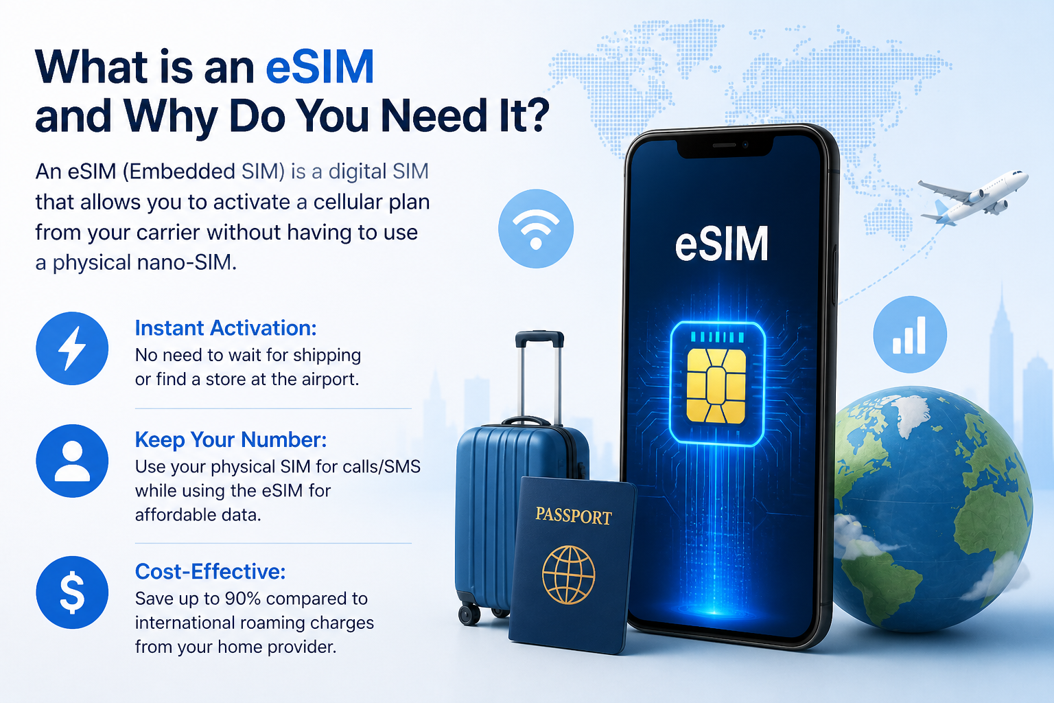 Best Travel eSIM Cards for international travelers