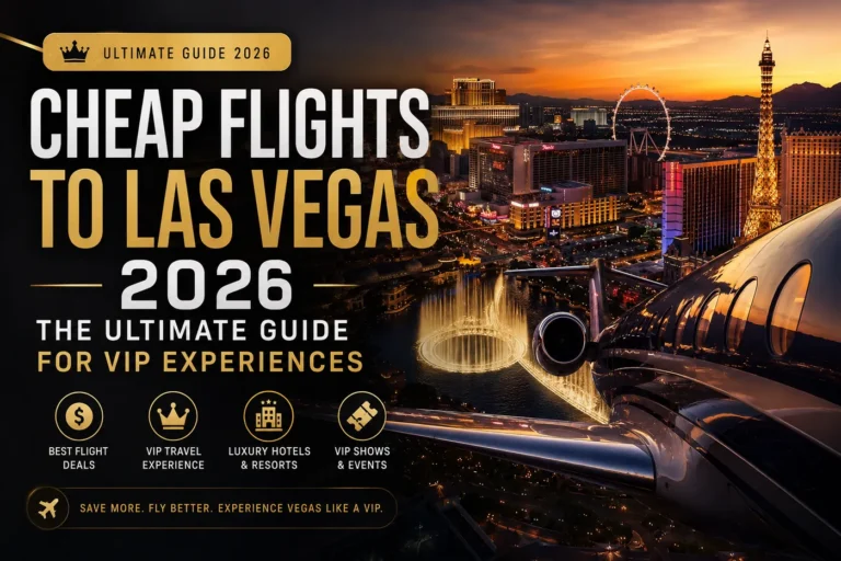 Cheap Flights to Las Vegas 2026: The Ultimate Guide for VIP Experiences