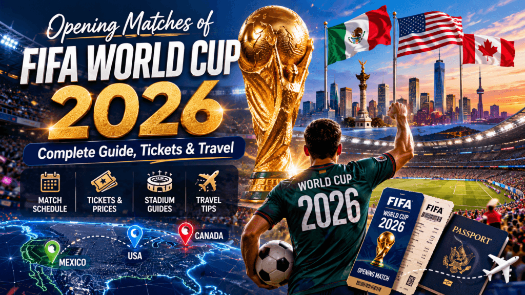 Opening Matches of FIFA World Cup 2026: Complete Guide, Match Analysis, Tickets & Travel Information