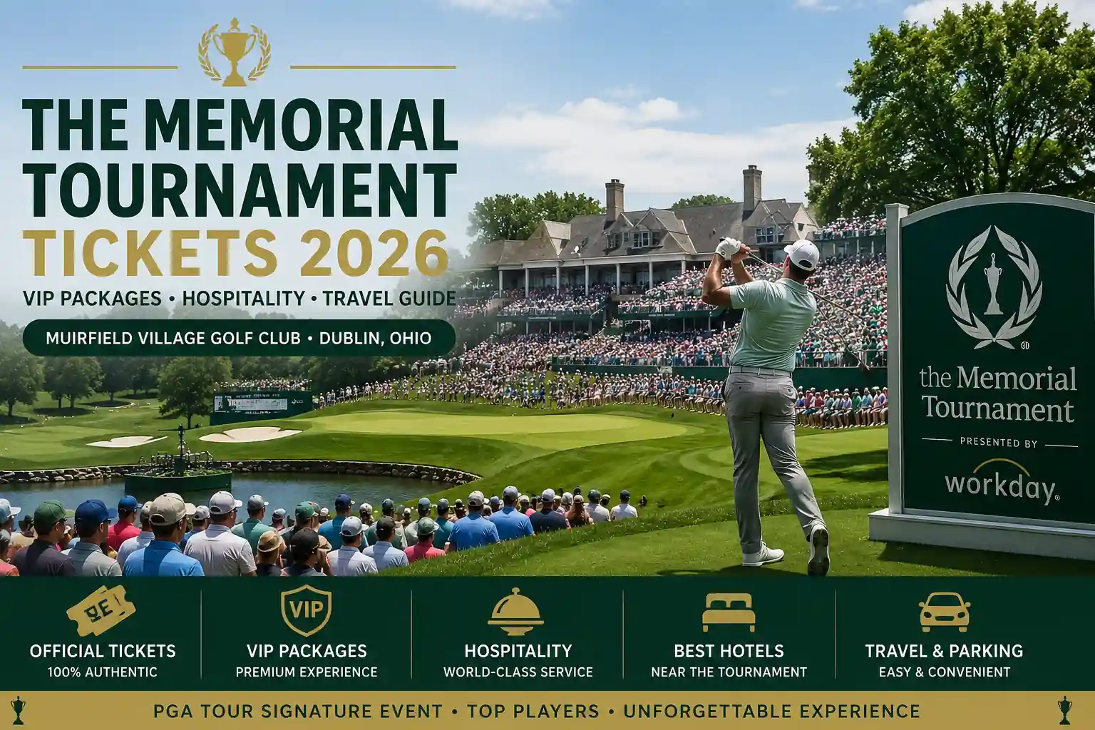 The Memorial Tournament Tickets 2026 | VIP Packages & Travel Guide