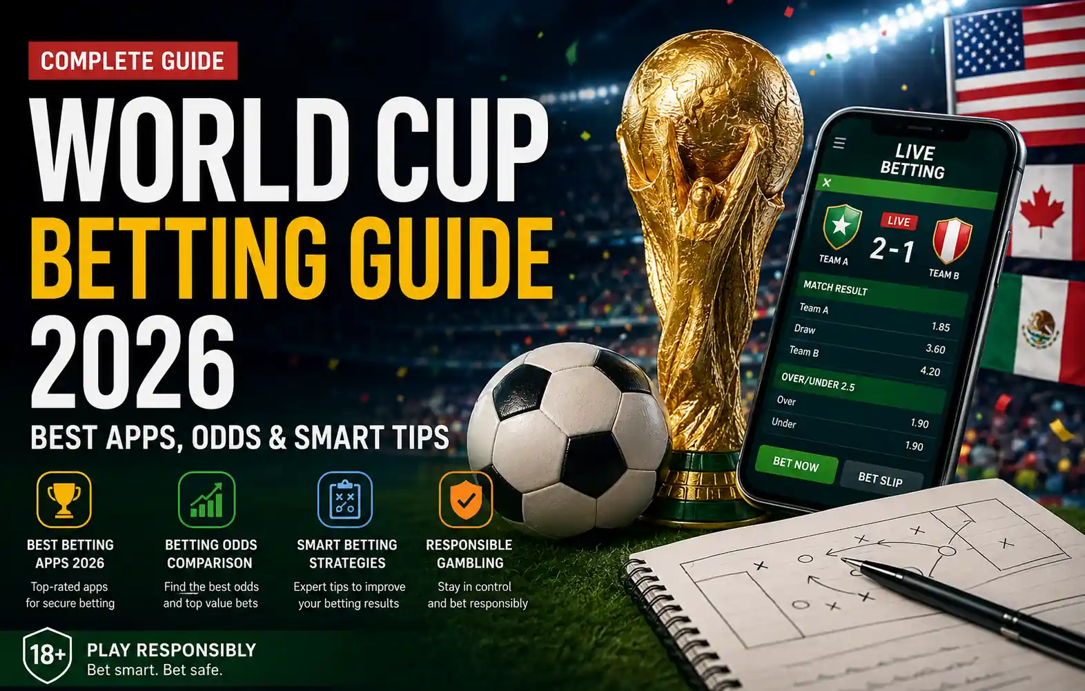 World Cup Betting Guide 2026 | Best Apps, Odds & Smart Tips